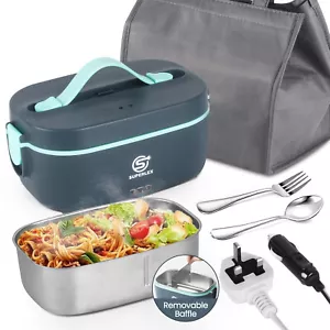 Lunchbox Elektrisch Essenwärmer Lunch Box Mini Mikrowelle & Unterwegs 24V/12V - Bild 1 von 14