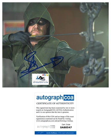STEPHEN AMELL AUTOGRAPH SIGNED 8x10 PHOTO ARROW DC COMICS ACOA Cover