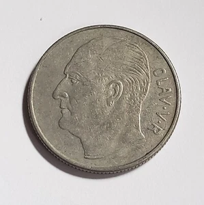 1972 Norway 1 Krone, King Olav V, KM# 409 - Picture 1 of 2
