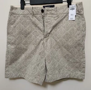 Abercrombie & Fitch Men’s Light Gray/Multi Stretch Shorts Mens Size 30/Inseam 7" - Picture 1 of 3