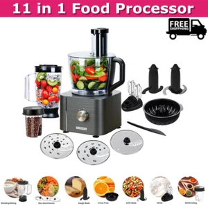 11 in-1 Food Processor Standmixer Electric 1100 W Multifunction Blender Juicer - Picture 1 of 12