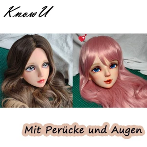 BJD Maske Kigurumi Animierte Maske Make-up Maske mit Perücke und Augen - Picture 1 of 16