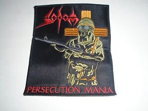 SODOM PERSECUTION MANIA EMBROIDERED PATCH