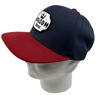 Volcom Stone Trucker Hat OSFM Blue and Red Snapback - Image 1 of 4