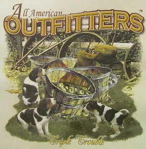 CAMICIA WALKER HOUNDS TRIPLE GUAI .... COON HUNTING CONDOGS #500-B - Foto 1 di 5
