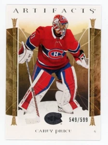 2022-23 Upper Deck Artifacts Carey Price Stars #ed/599 Montreal Canadiens - Picture 1 of 2