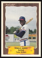 1990 ProCards   Donald Harris #1167 Tulsa Drillers