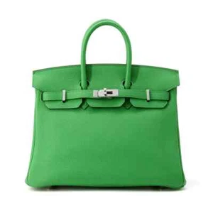 HERMES Birkin Verso Size 25 Togo Leather Bamboo/Caramel - Picture 1 of 11