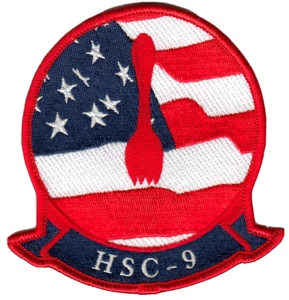 HSC-9 TRIDENTS SPORK U.S. BANDIERA TOPPA PETTO - Foto 1 di 1