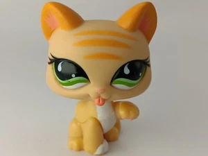 petshop authentic LPS Chat Non Européen No European Kitty Cat rare #842 hasbro - Picture 1 of 3