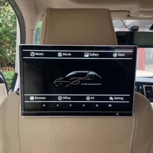 Android 12.0 Car Headrest Monitor For Peugeot 408 Rear Seat Entertainment System - Picture 1 of 8