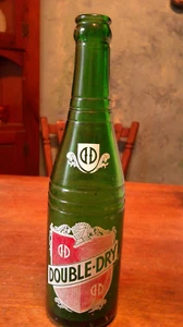 DOUBLE-DRY Soda Pop Bottle Seminole CHATTANOOGA TENN 12 oz. Green Bottle - Picture 1 of 3