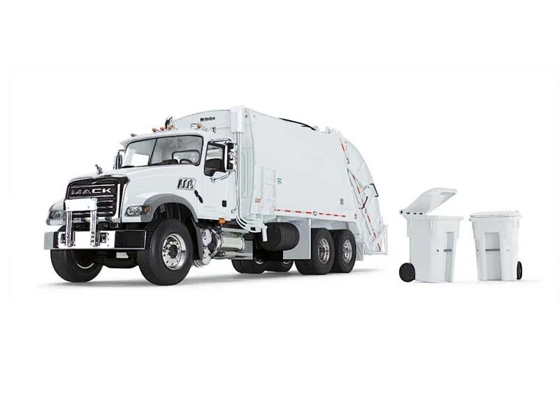 First Gear 1/34 Mack Granite MP McNeilus Rear Load Refuse Truck 10-4213