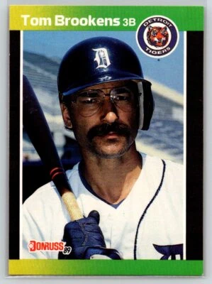 1989 Donruss #508a Tom Brookens - Image 1 of 2