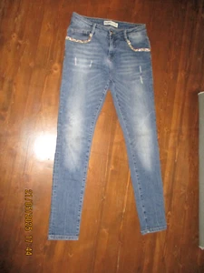 MOS MOSH Risse Glitzer Jeans Hose Skinny Gr.: 28 S sexy knackig must have cool!! - Bild 1 von 4