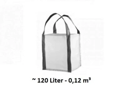 4x Big Bag 50x50x50 1000kg Schüttgutbehälter Schwerlastsack Transportsack Sack