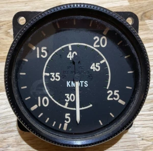 VINTAGE RAF FLUGZEUG FLUGGESCHWINDIGKEITSANZEIGE 450KT+ - 6A/4721 - Bild 1 von 4