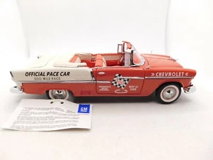 FRANKLIN MINT * CHEVROLET BEL AIR CONVERTIBLE * INDY PACE CAR 1955 * 1:24 * OVP - Bild 1 von 12