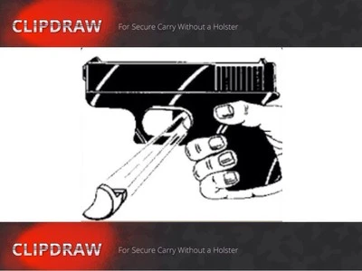 Clipdraw #4L LEFT HAND Saf-T-Blok for GLOCK Safety Lock Storage Conceal Carry - Image 1 of 4