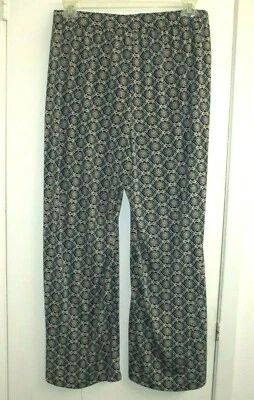 Calça estampada Catherine's Plus 0X 14/16 azul marinho bronzeado e cáqui  - Imagem 1 de 4