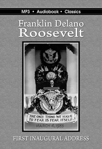 Franklin Delano Roosevelt First Inaugural Address - MP3CD Audiobook DVD case - Imagen 1 de 4