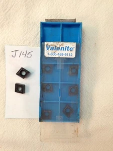 10 NEW VALENITE CCMT 32.52 CARBIDE INSERTS. GRADE: VP1510 {J145} - Picture 1 of 2