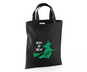 Borsa nera naturale personalizzata Halloween dolcetto o scherzetto - Foto 1 di 1