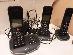 BT Advanced Phone Trio Cordless Home Phone Call Blocker & Answer Machine - Zdjęcie 1 z 4