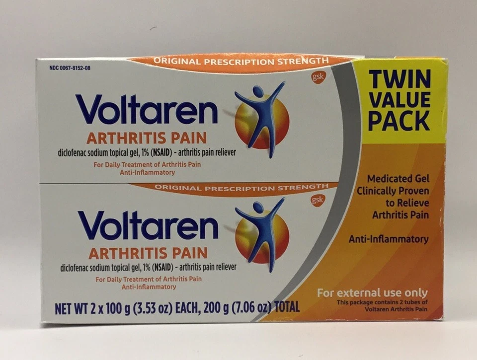 Gel tópico para aliviar el dolor de la artritis Voltaren paquete de 2 3,52 OZ cada uno exp. 3/26 Foto 1 de 1
