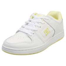 DC Shoes Manteca 4 Womens White Yellow Skate Trainers - 4 UK