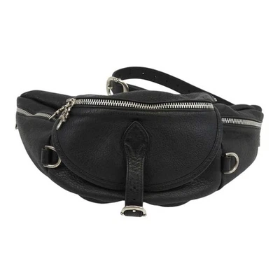 CHROME HEARTS Snatpack #1 Leather Waist Bag Leather SV925 unisex black - Image 1 of 4
