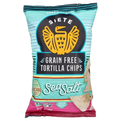 Grain Free Tortilla Chips, Sea Salt,  5 oz (142 g) - Image 1 of 2