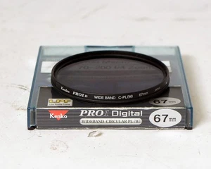 Kenko 67mm Pro1D Wide Band C-PL W Circular Polarizer Filter SLR Film Cameras - Picture 1 of 1