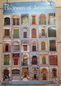 Poster GRANDE Porte di Gerusalemme - MAI ESPOSTO 24x36 - Foto 1 di 11