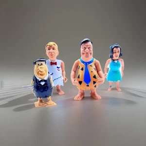 Vintage UCS Amblin 1993 Flintstones Movie Action Figures And Wind Up Fred - Picture 1 of 17