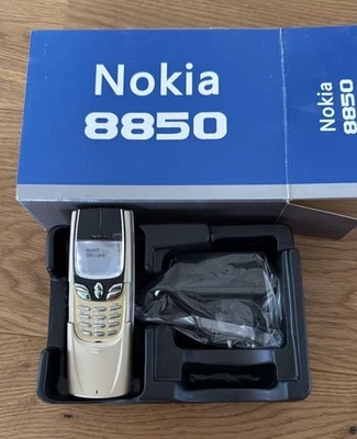 Original Nokia 8850 Handy Neu Händler Garantie geprüft volle Funktion MEGA Gold - Bild 1 von 3