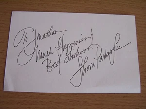 Unknown Signature Hand Signed Card Shoni Dedicated Autograph - Picture 1 of 3