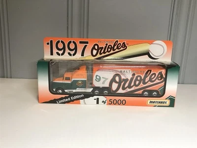 1997 BALTIMORE ORIOLES LIMITED EDITION TRAILER MATCHBOX/WHITE ROSE MLB Baseball - Image 1 of 4