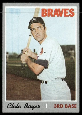 1970 Topps #206 Clete Boyer Foto 1 de 2