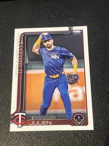 2025 Topps #503 Edouard Julien Minnesota Twins - Imagen 1 de 2