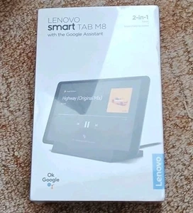 Lenovo Smart Tab M8 (2 In 1 Tablet) Google Ass-Dolby-LTE-32GB Iron Grey-New - Picture 1 of 3