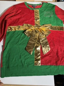 Suéter de Navidad ALLISON/BRITTNEY PARA MUJER Talla 2XL Oropel Árbol de Navidad ¡NUEVO CON ETIQUETAS!! - Imagen 1 de 10