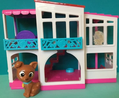Mattel Barbie Mascotas Pink Dream House Juego de 2 Caras Perro Figura Casa Cachorro 2018 Foto 1 de 4