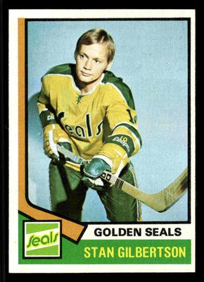 1974-75 Topps Stan Gilbertson #223 - California Golden Seals - NM+ - Image 1 of 2