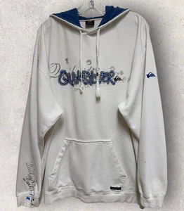 "Pulóver con capucha para hombre Quicksilver surf skate ropa de calle grande 26"" x 29"" DE COLECCIÓN" - Imagen 1 de 8