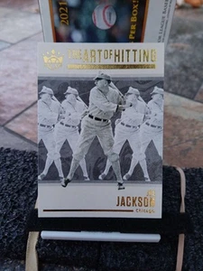 2021 Panini Diamond Kings - The Art of Hitting Joe Jackson #AOH-2 Baseball Card  - Picture 1 of 2