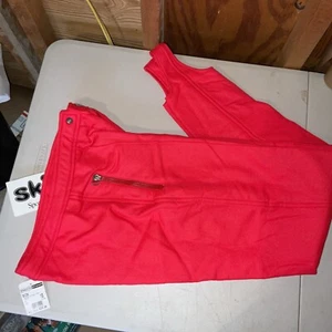 Ropa deportiva vintage de piel pantalones de esquí para mujer talla 10 rosa caliente esquí nieve nuevos con etiquetas años 80 - Imagen 1 de 7