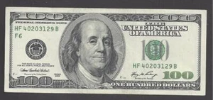 $100 FEDERAL RESERVE NOTE, SERIES 2006, ATLANTA (HF40203129B), UNC - Picture 1 of 2