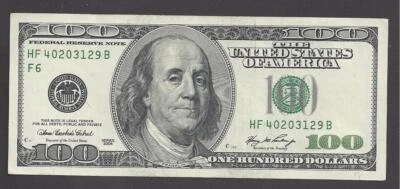 $100 FEDERAL RESERVE NOTE, SERIES 2006, ATLANTA (HF40203129B), UNC - Image 1 of 2