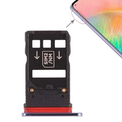 Vassoio alloggio vano slitta supporto scheda NANO Sim CARD per HUAWEI MATE 20 X - Immagine 1 di 3